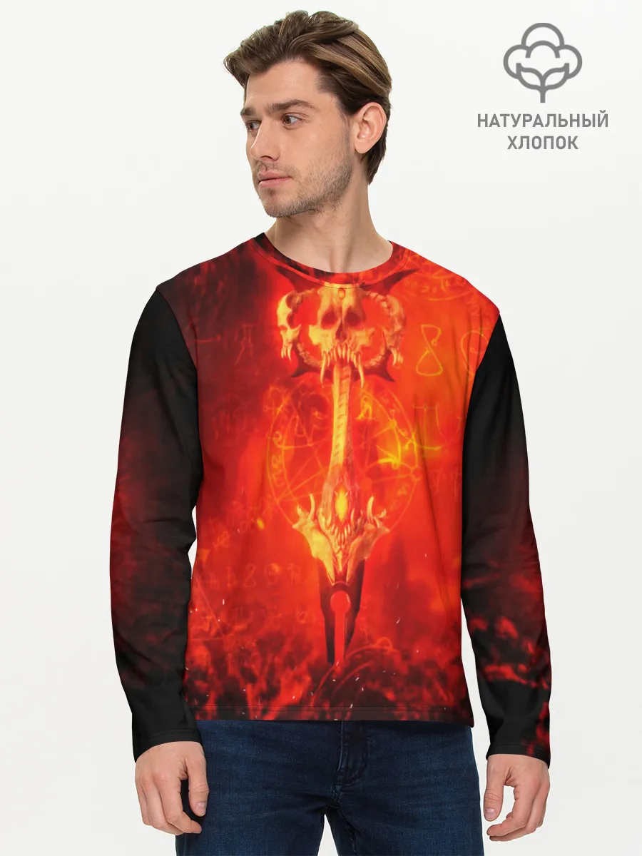 Мужской лонгслив базовый / DOOM