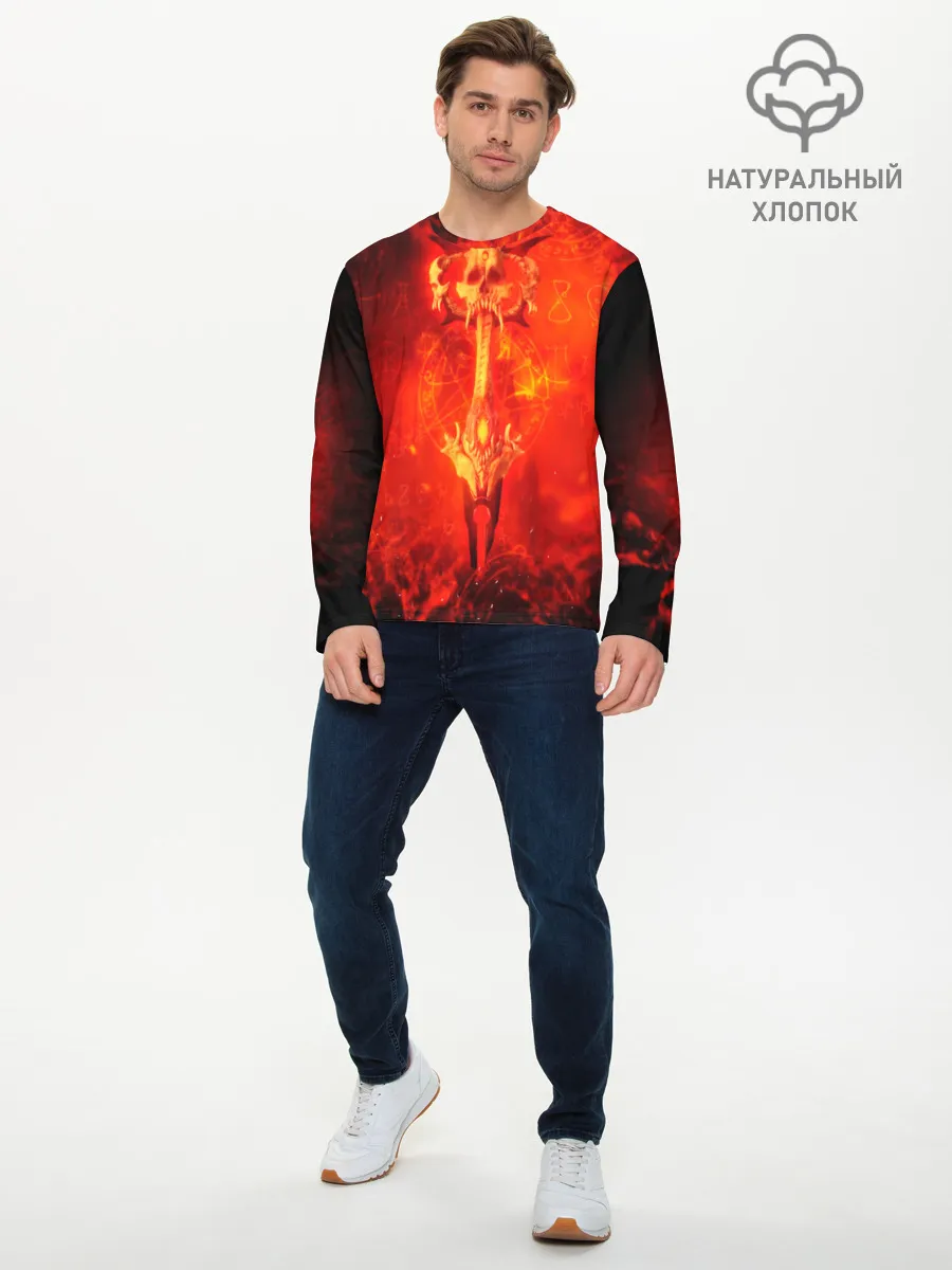 Мужской лонгслив базовый / DOOM