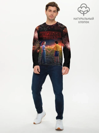 Мужской лонгслив базовый / STRANGER THINGS
