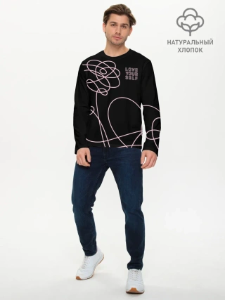 Мужской лонгслив базовый / BTS