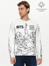Мужской лонгслив базовый / BTS