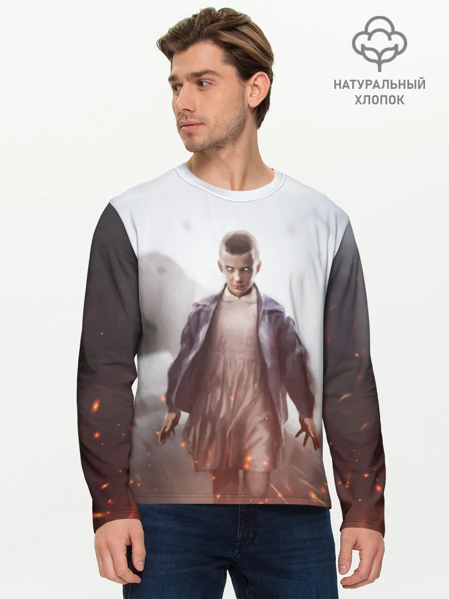 Мужской лонгслив базовый / STRANGER THINGS - 011