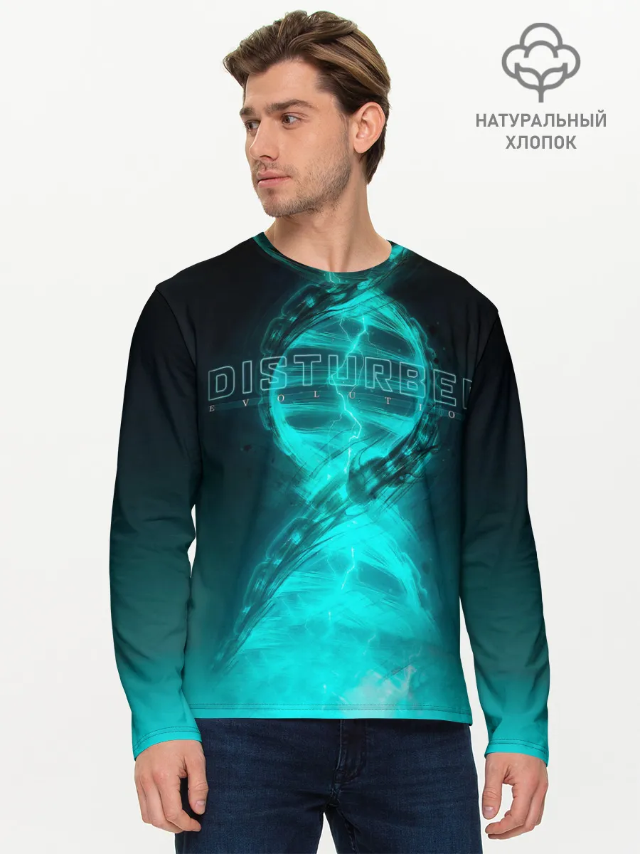 Мужской лонгслив базовый / Disturbed. Evolution