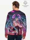 Мужской лонгслив базовый / Geisga Hatsune Miku