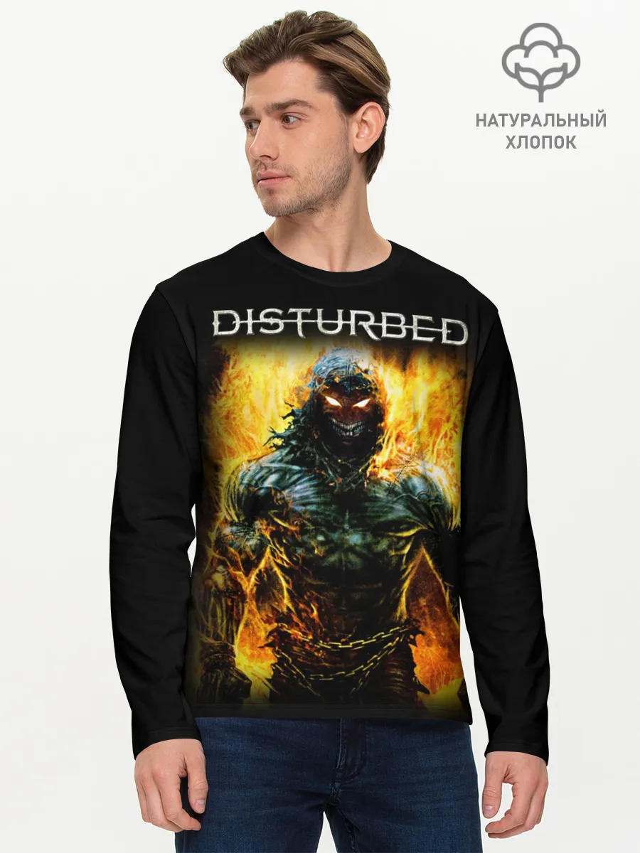 Мужской лонгслив базовый / Disturbed