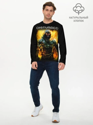 Мужской лонгслив базовый / Disturbed