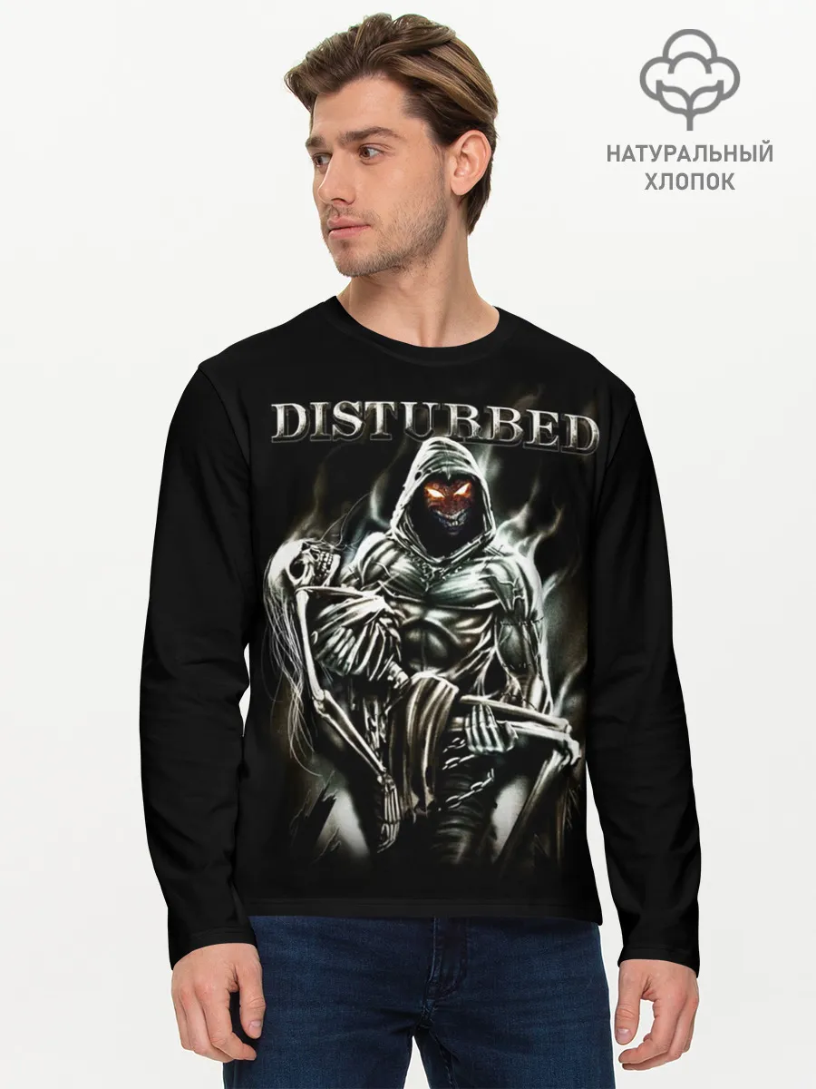 Мужской лонгслив базовый / Disturbed
