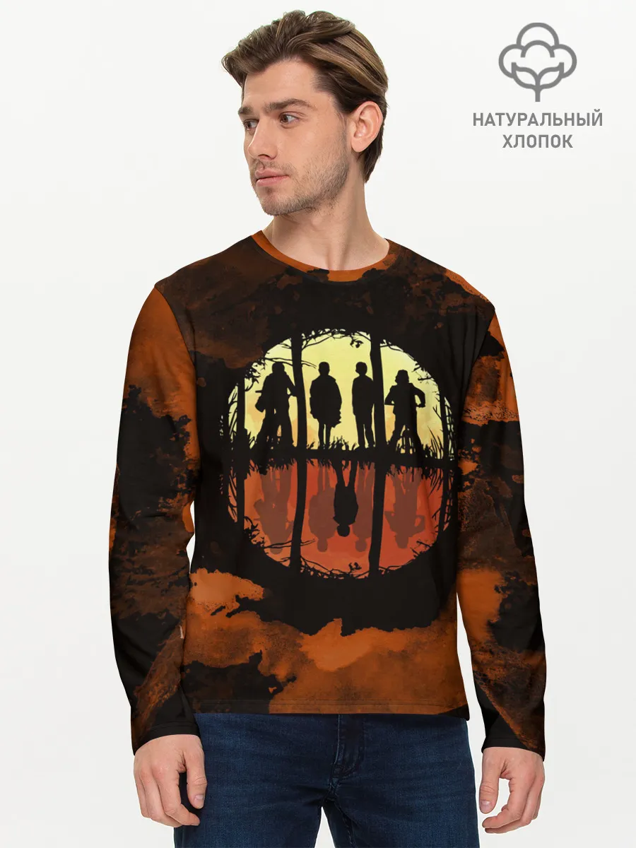 Мужской лонгслив базовый / STRANGER THINGS