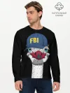 Мужской лонгслив базовый / FBI