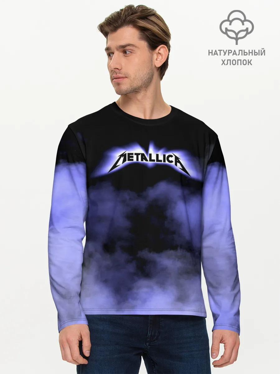 Мужской лонгслив базовый / Metallica
