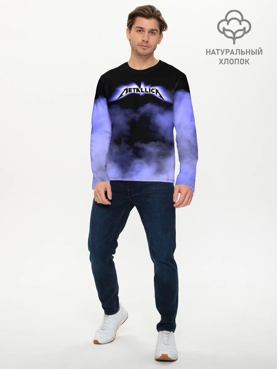 Мужской лонгслив базовый / Metallica