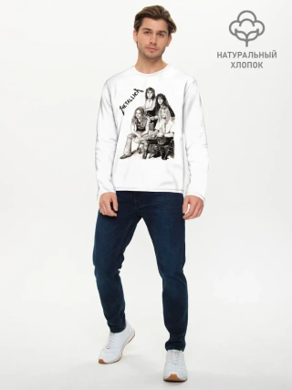 Мужской лонгслив базовый / Metallica