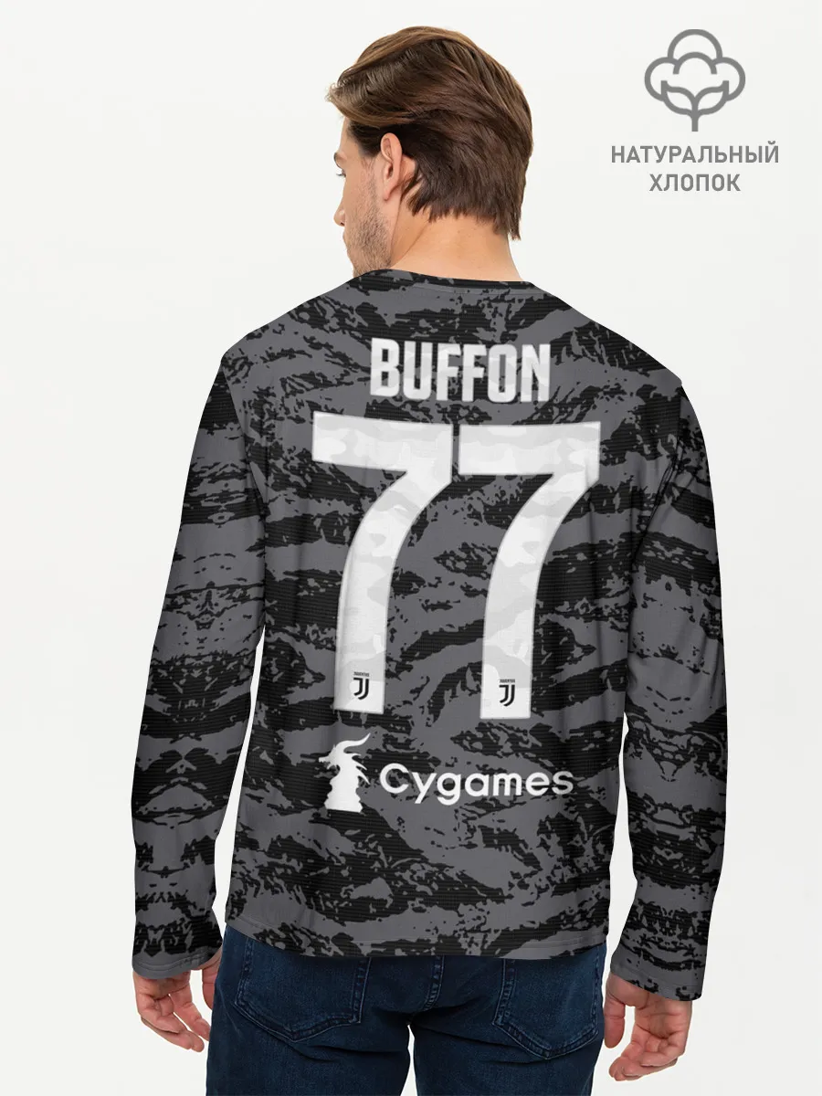 Мужской лонгслив базовый / Buffon away 19-20