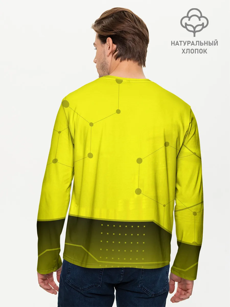 Мужской лонгслив базовый / CYBERPUNK 2077