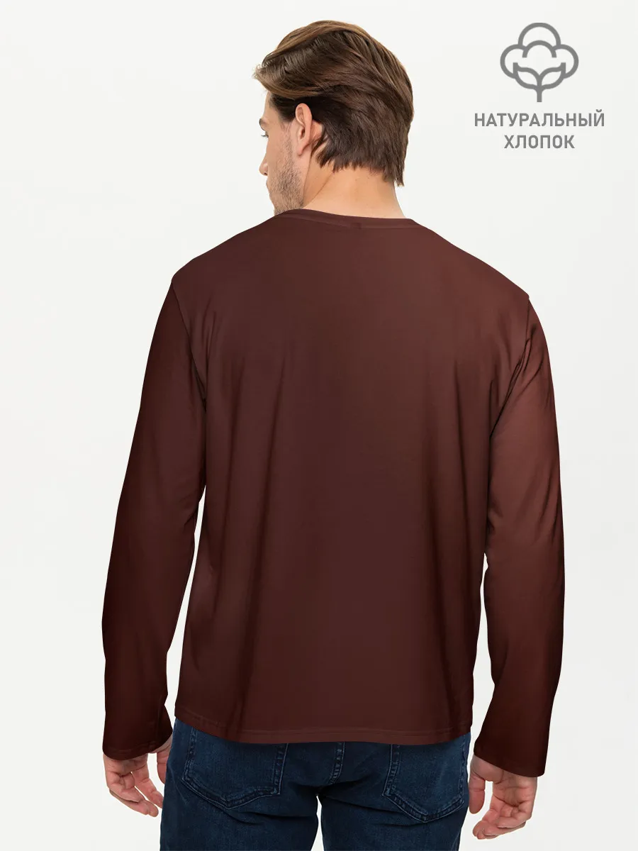 Мужской лонгслив базовый / Зубастик