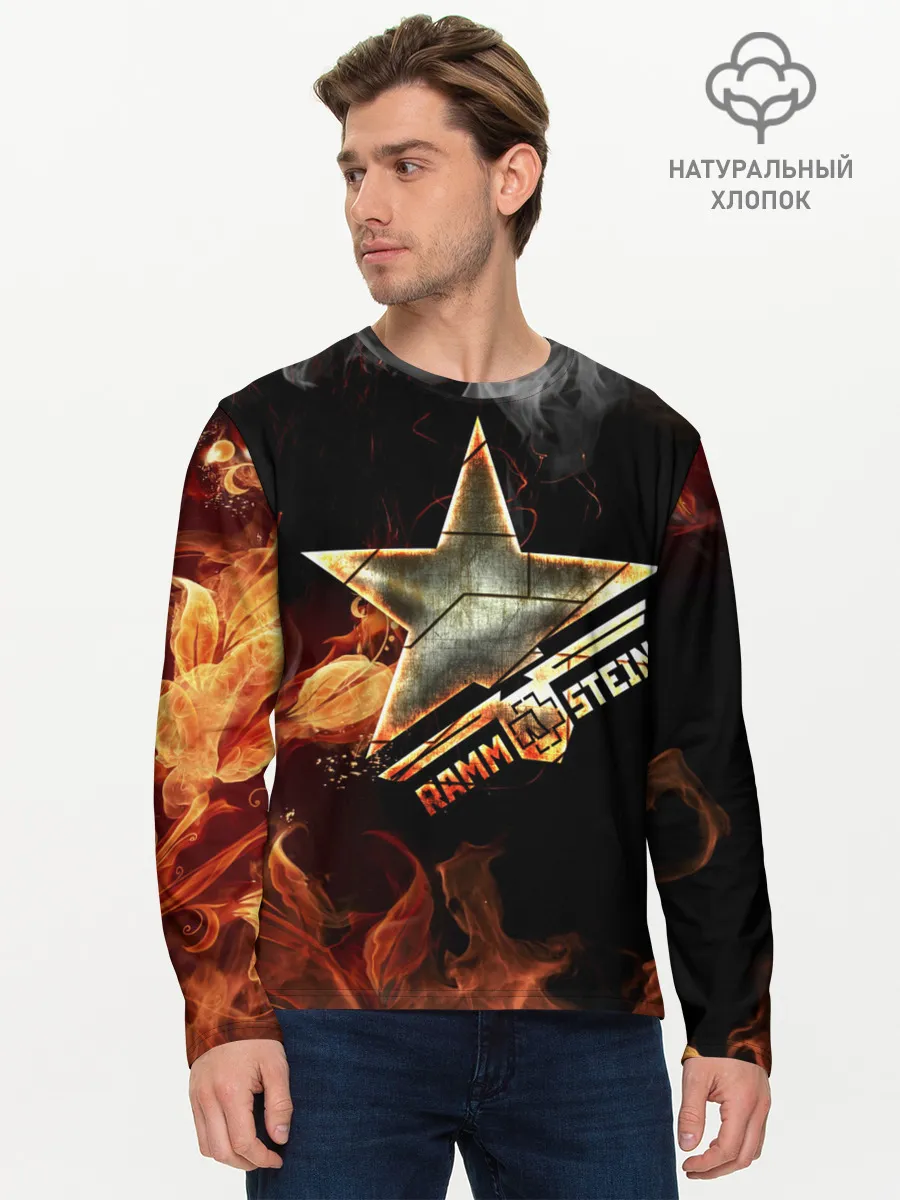 Мужской лонгслив базовый / Rammstein