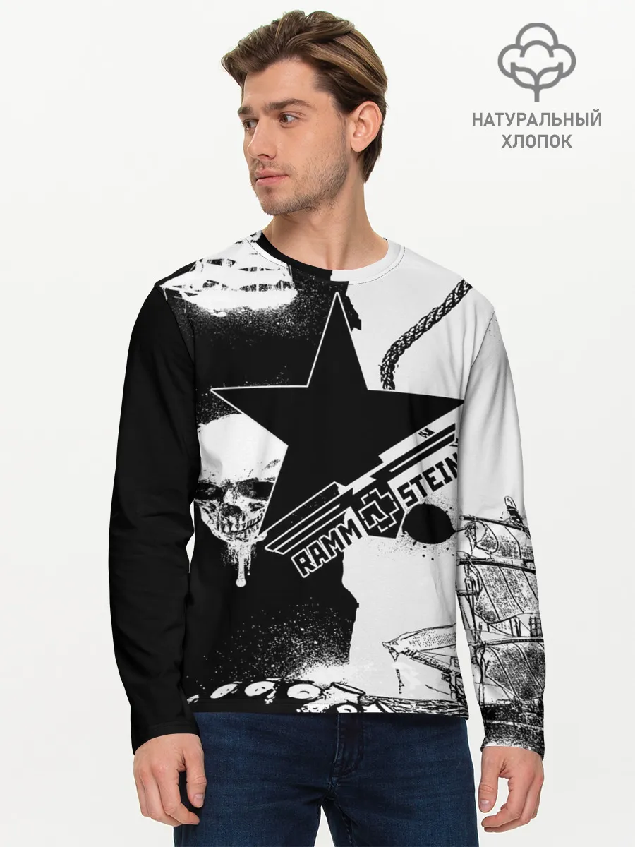 Мужской лонгслив базовый / Rammstein