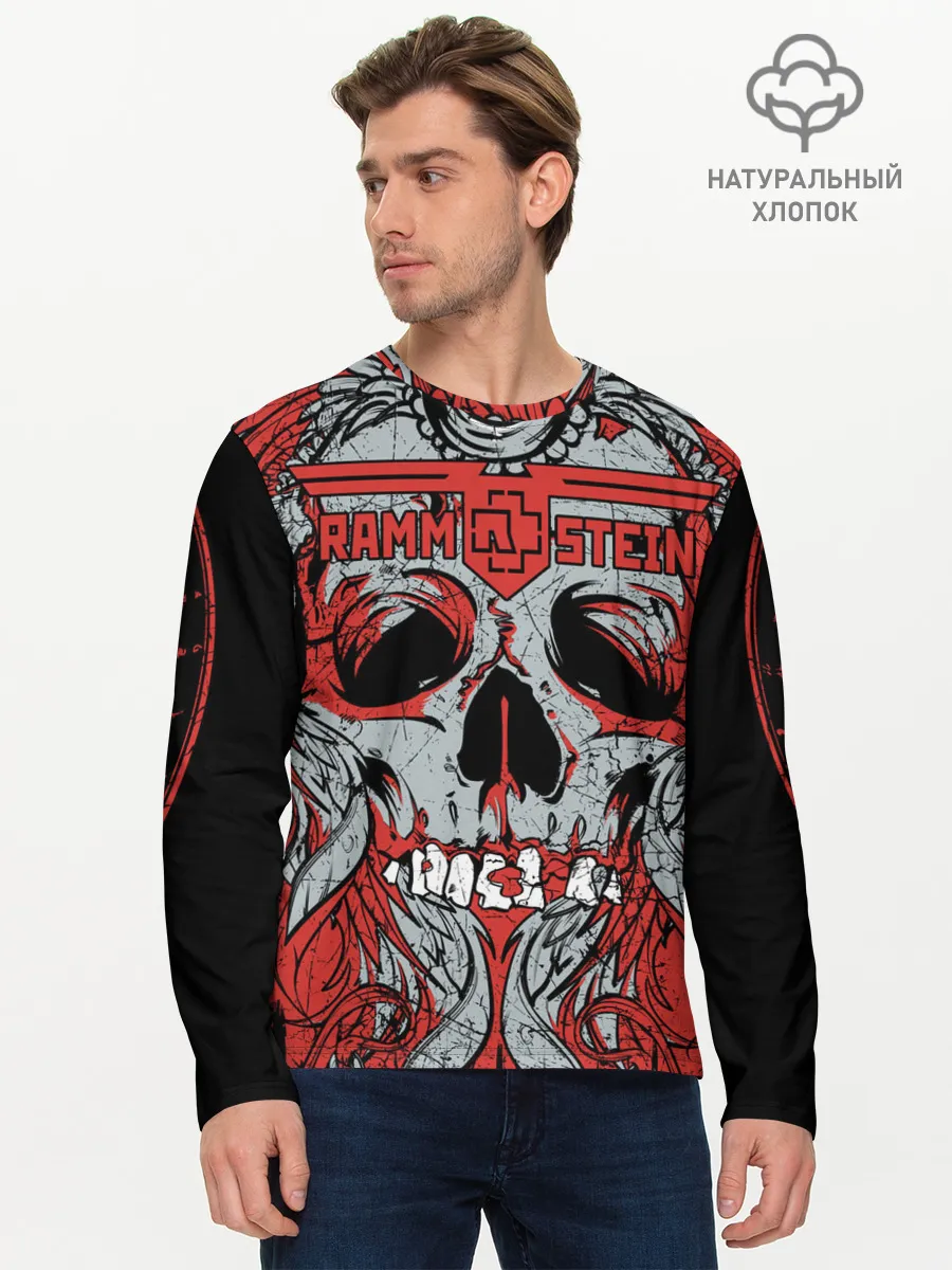 Мужской лонгслив базовый / Rammstein