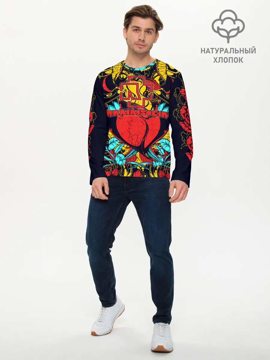 Мужской лонгслив базовый / Rammstein