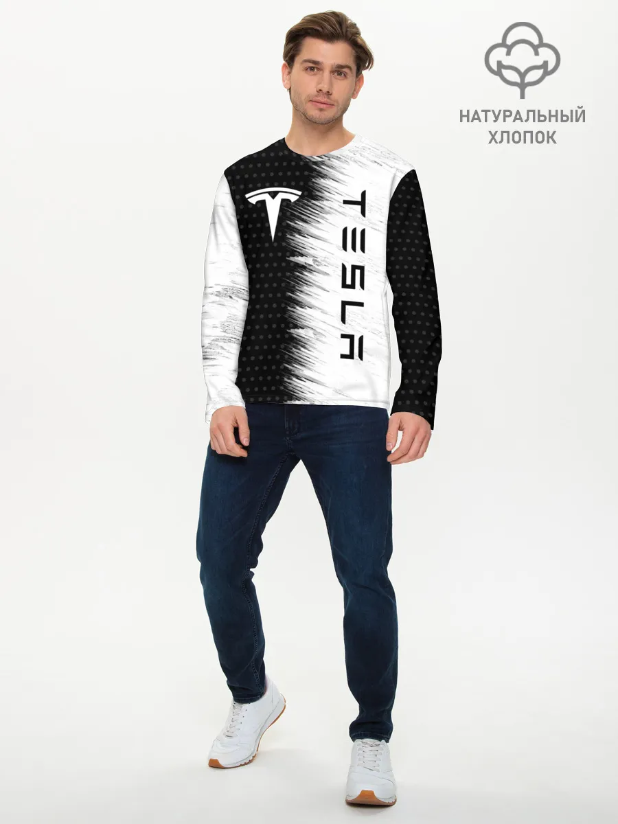 Мужской лонгслив базовый / TESLA