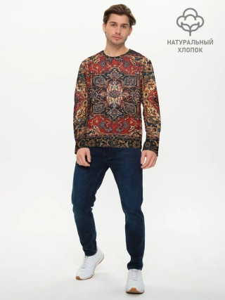 Мужской лонгслив базовый / из России с любовью