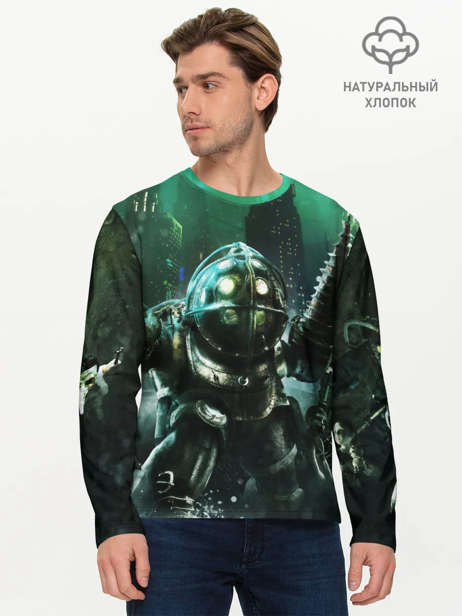 Мужской лонгслив базовый / BIOSHOCK