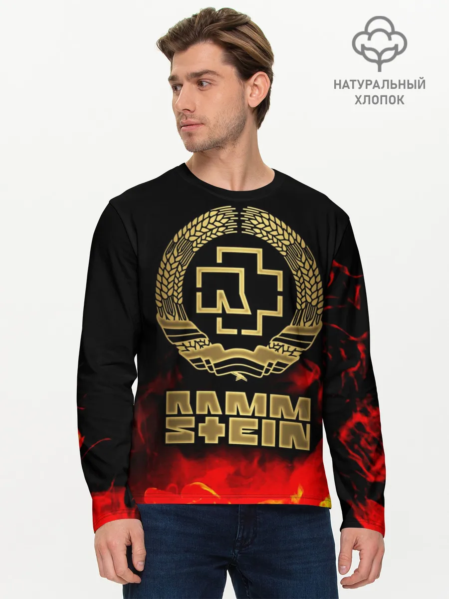 Мужской лонгслив базовый / Rammstein