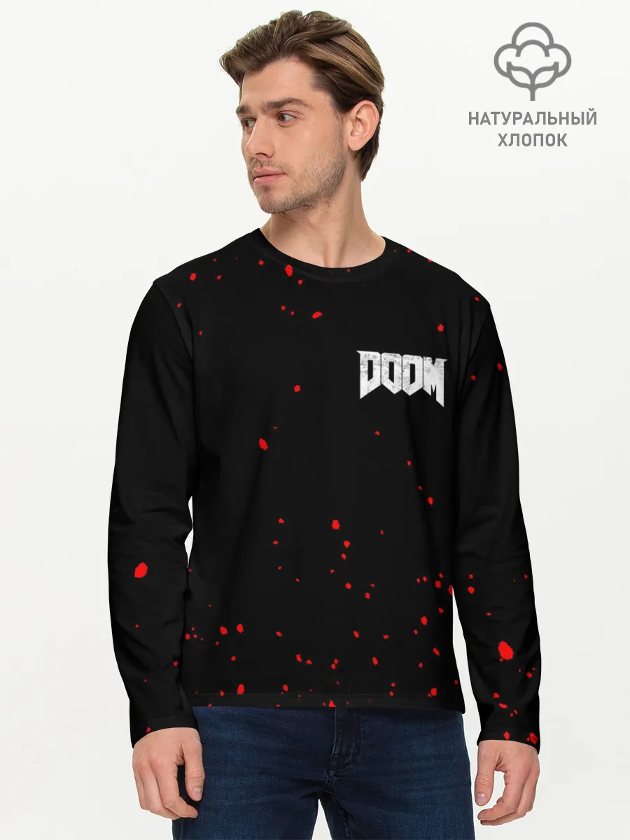 Мужской лонгслив базовый / DOOM