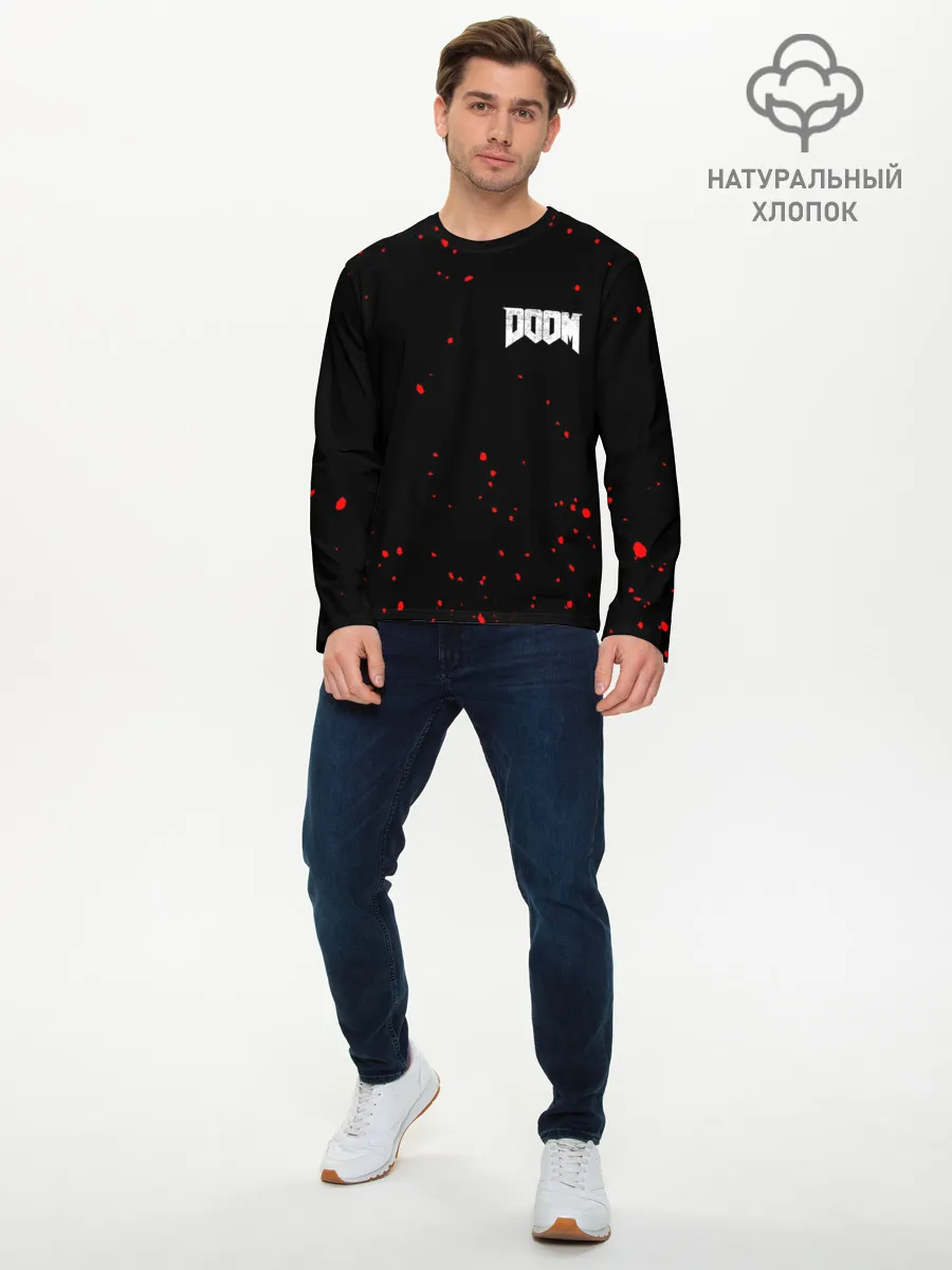 Мужской лонгслив базовый / DOOM