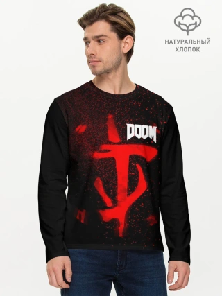 Мужской лонгслив базовый / DOOM