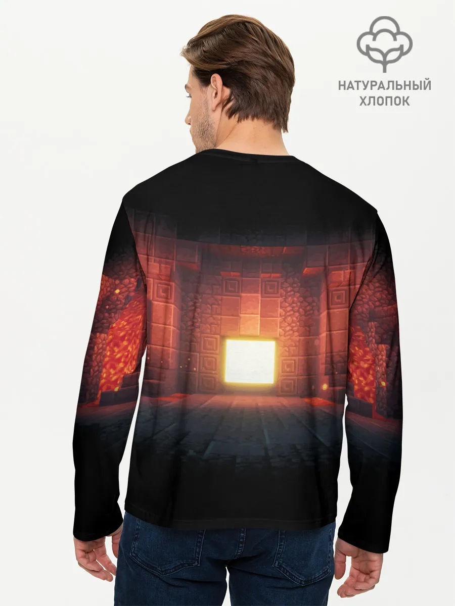 Мужской лонгслив базовый / MINECRAFT: Dungeons