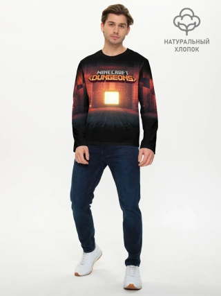 Мужской лонгслив базовый / MINECRAFT: Dungeons