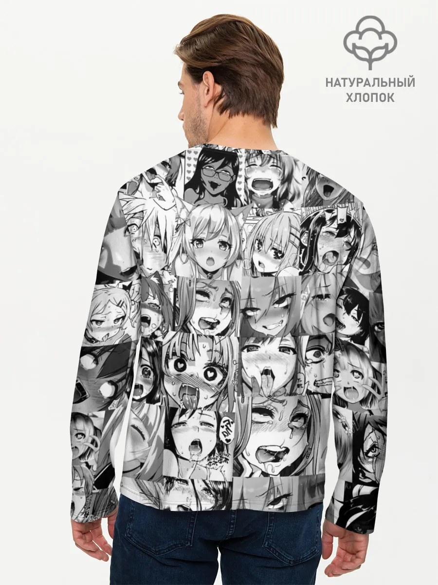 Мужской лонгслив базовый / Японская анимация