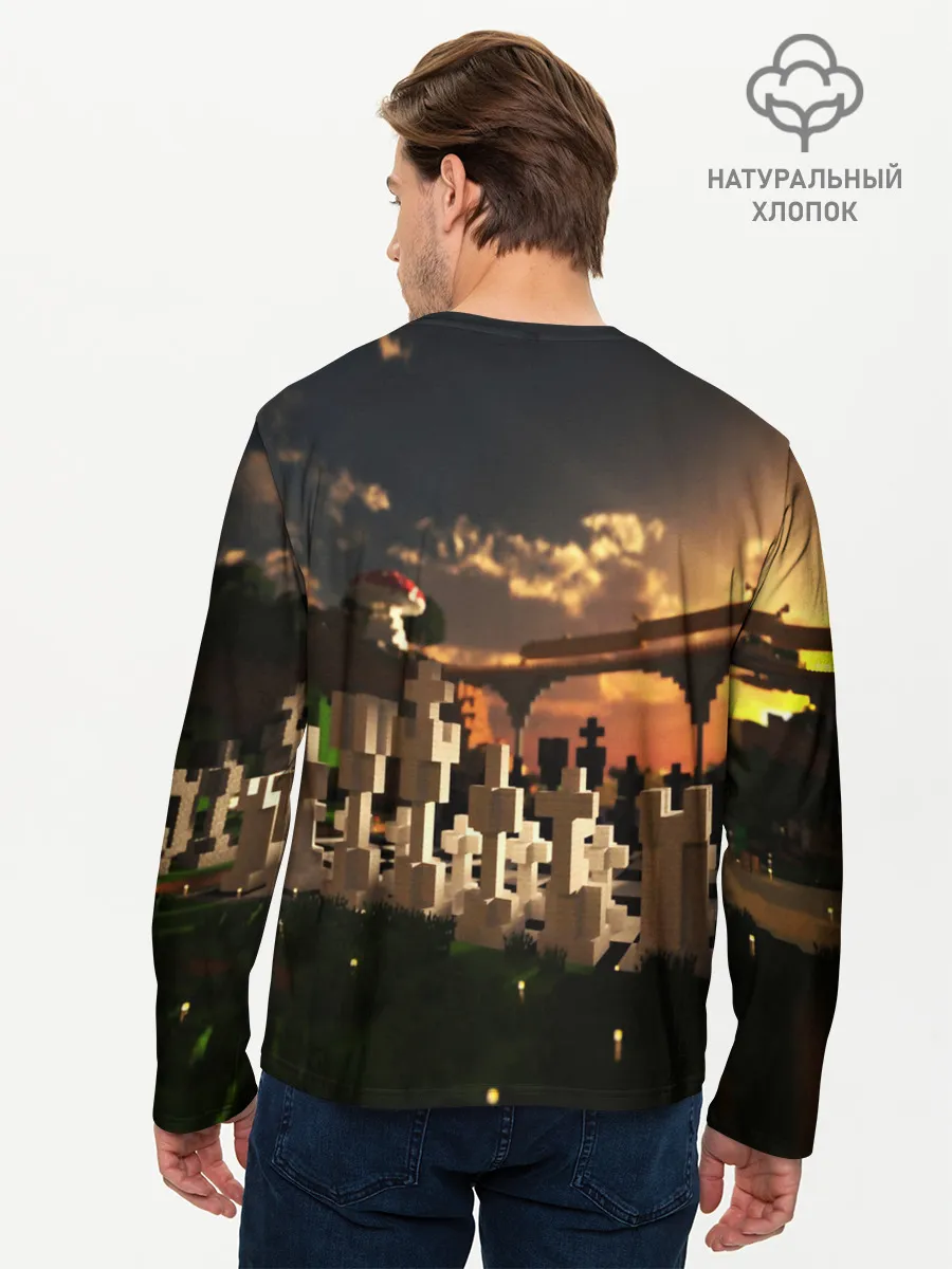 Мужской лонгслив базовый / MINECRAFT