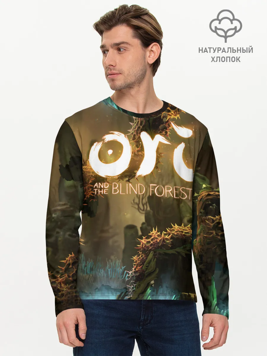 Мужской лонгслив базовый / Ori and the Blind Forest