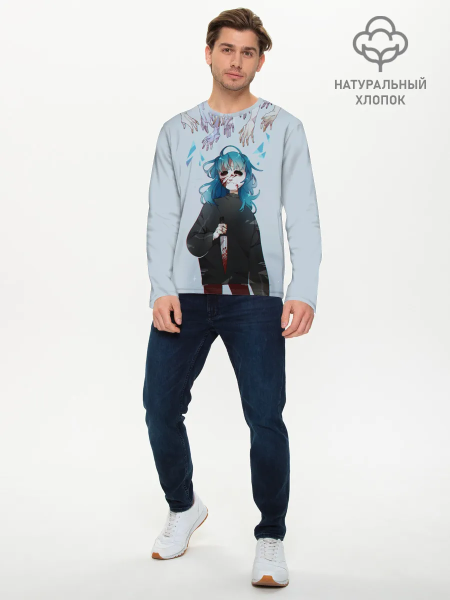 Мужской лонгслив базовый / Sally face