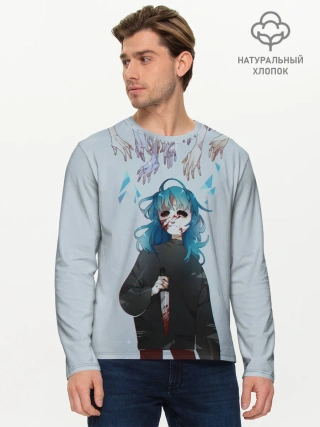 Мужской лонгслив базовый / Sally face