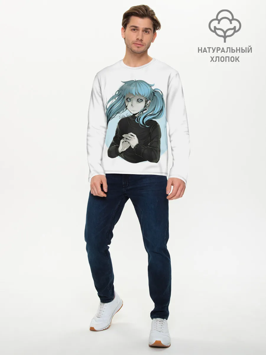 Мужской лонгслив базовый / Sally face