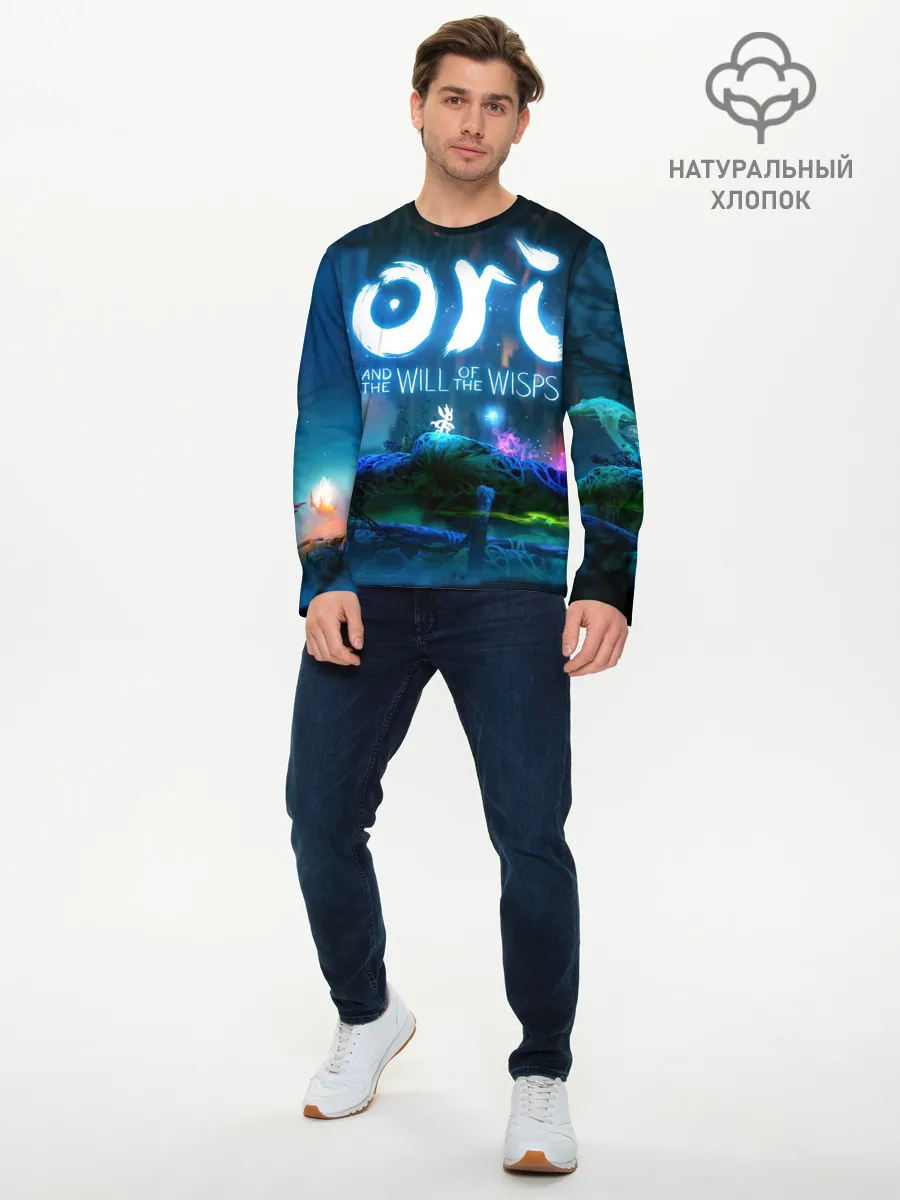 Мужской лонгслив базовый / Ori and the Blind Forest