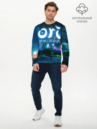 Мужской лонгслив базовый / Ori and the Blind Forest