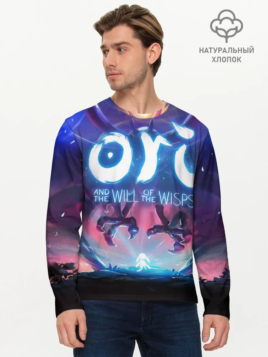 Мужской лонгслив базовый / Ori and the Blind Forest