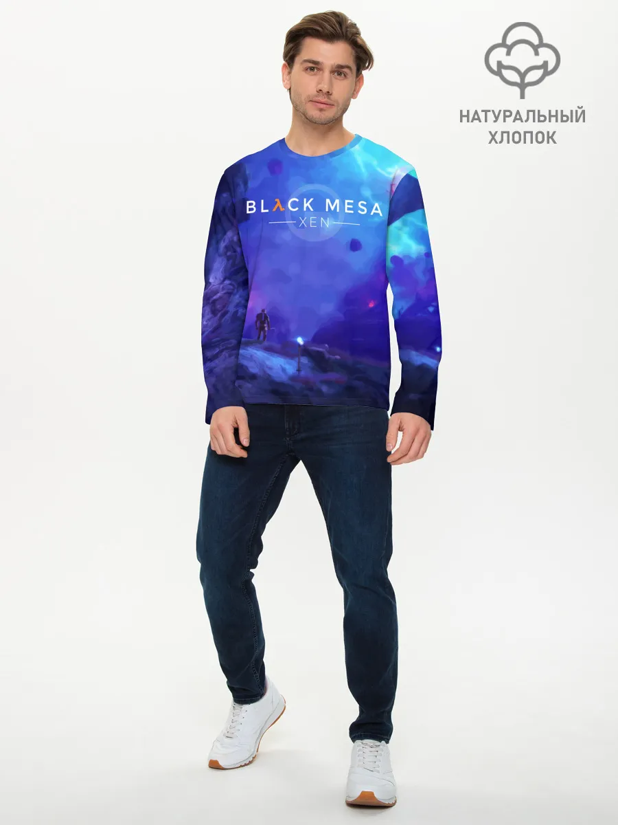 Мужской лонгслив базовый / HALF-LIFE - Black Mesa: XEN