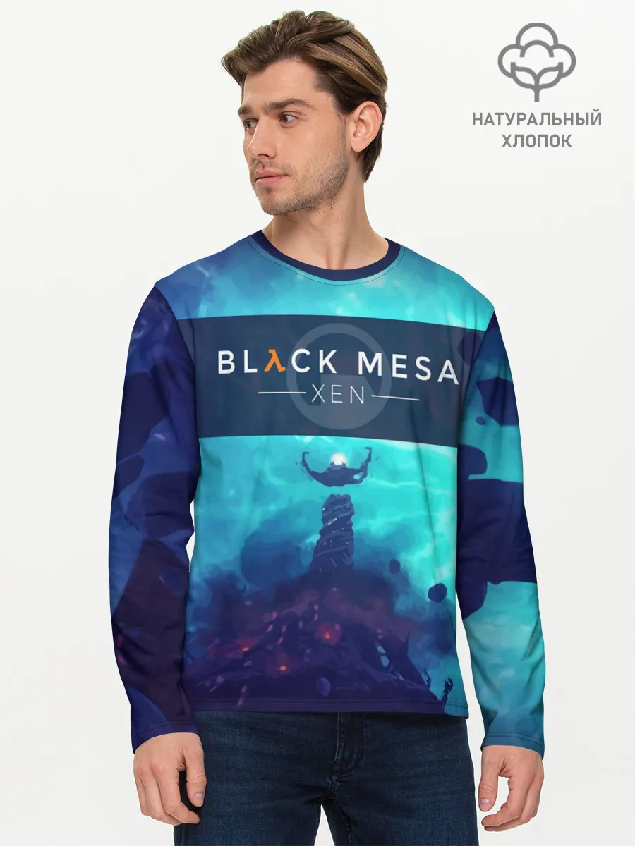Мужской лонгслив базовый / HALF-LIFE - Black Mesa: XEN
