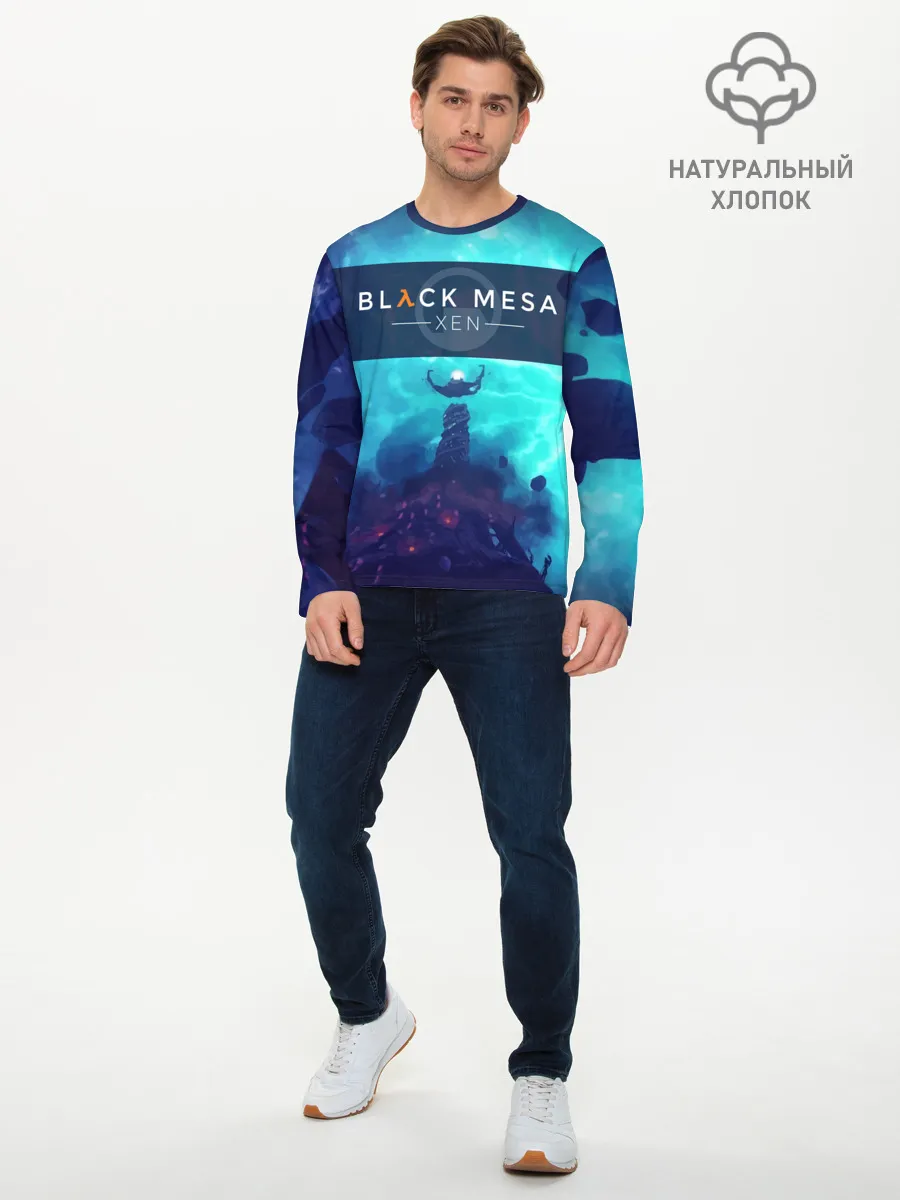 Мужской лонгслив базовый / HALF-LIFE - Black Mesa: XEN