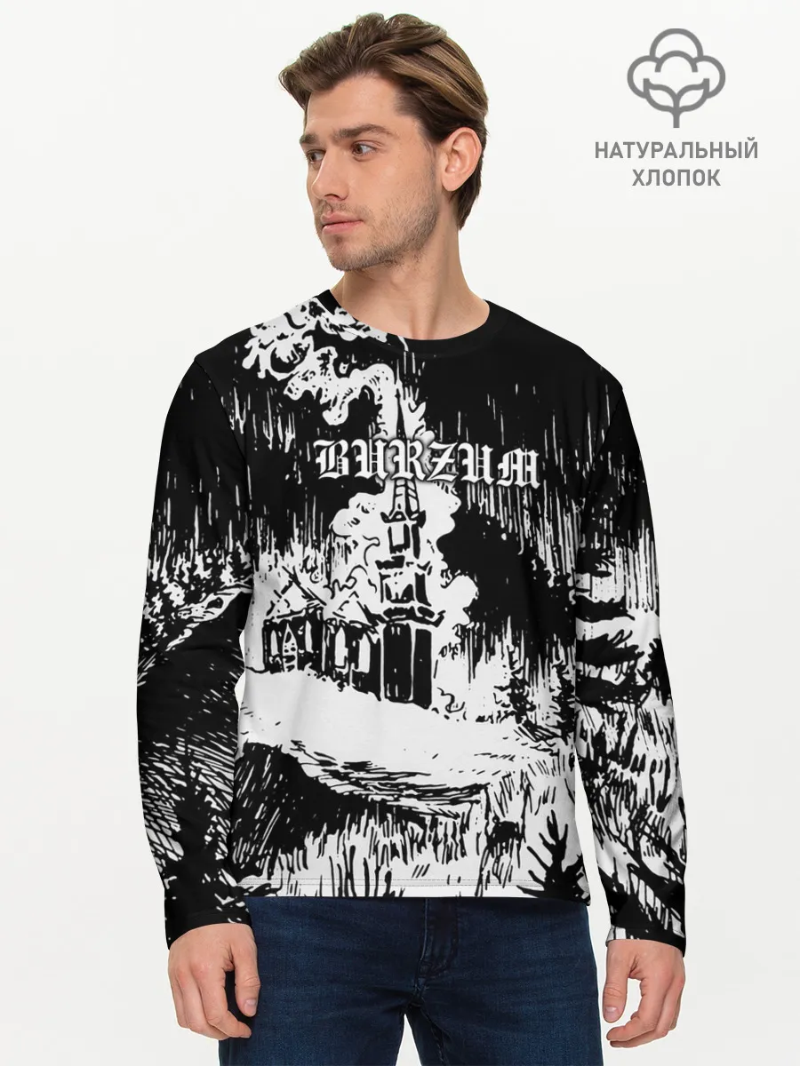 Мужской лонгслив базовый / Burzum