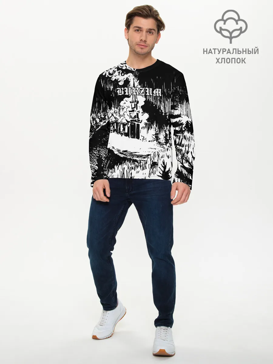 Мужской лонгслив базовый / Burzum