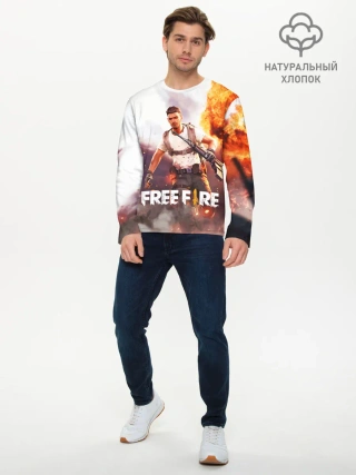 Мужской лонгслив базовый / FREE FIRE