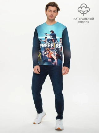 Мужской лонгслив базовый / FREE FIRE