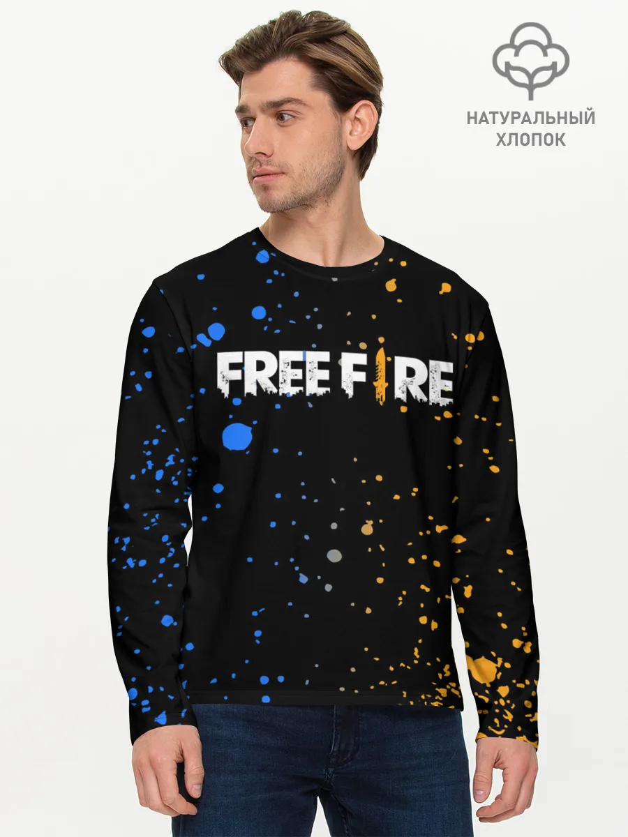 Мужской лонгслив базовый / FREE FIRE
