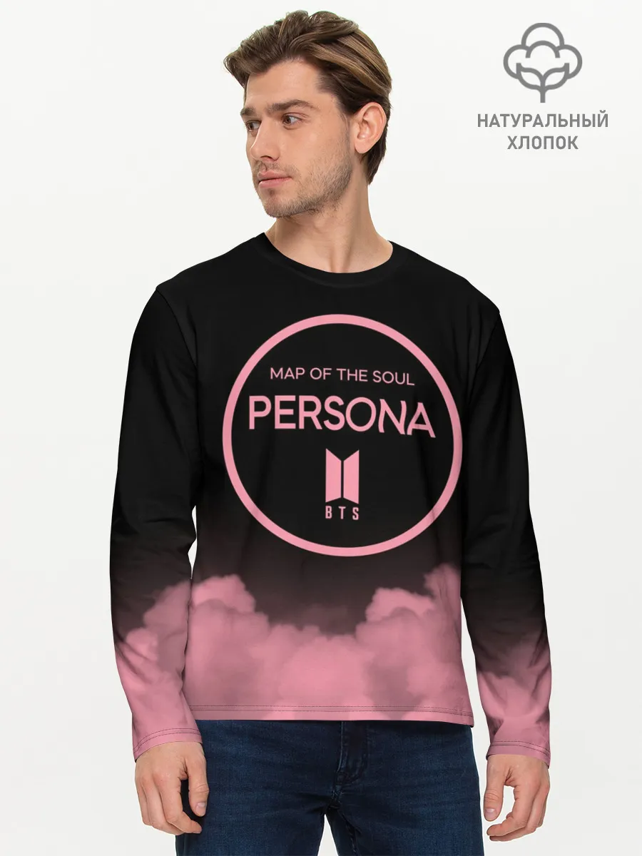 Мужской лонгслив базовый / BTS